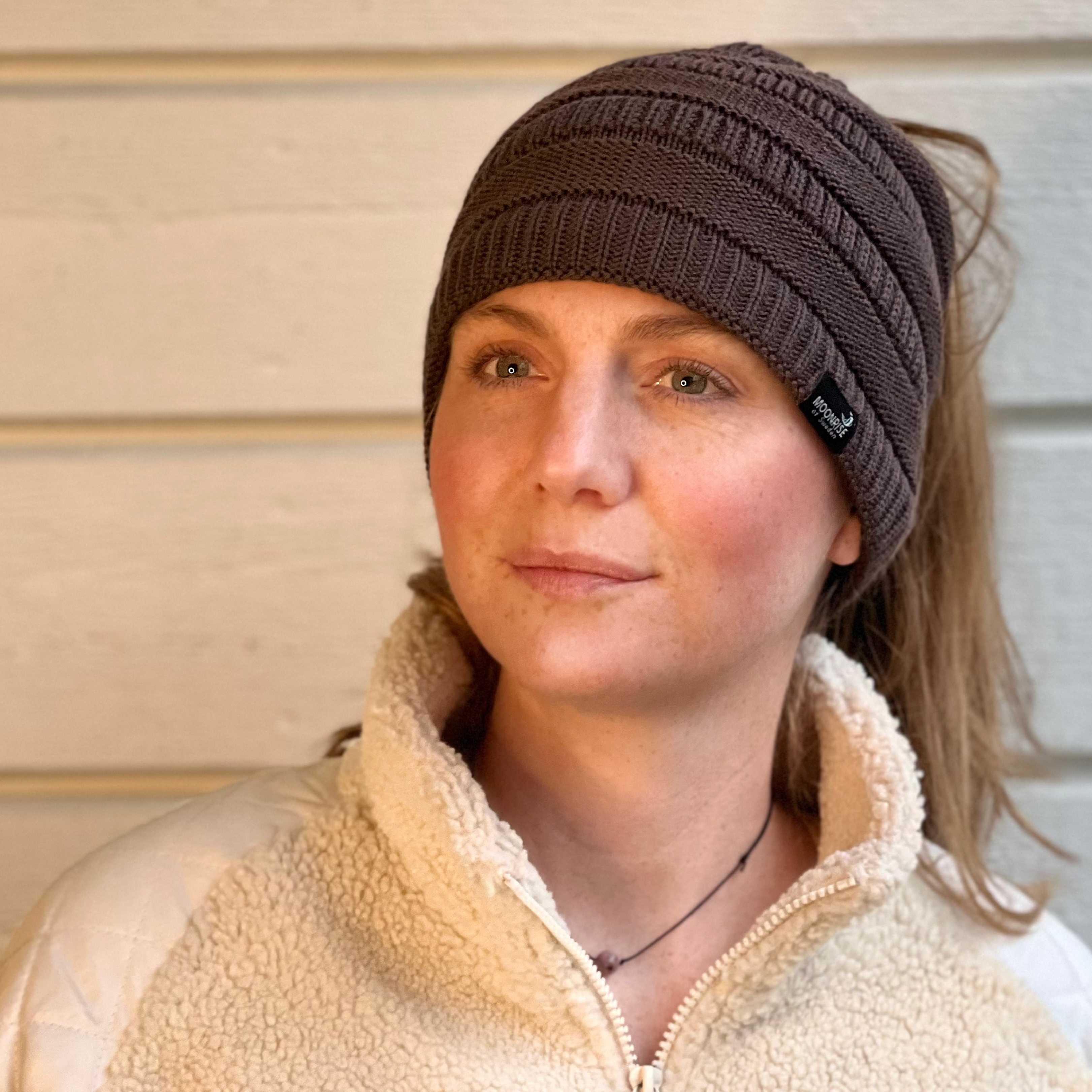 Beanie Hairdue - Brown - One-size